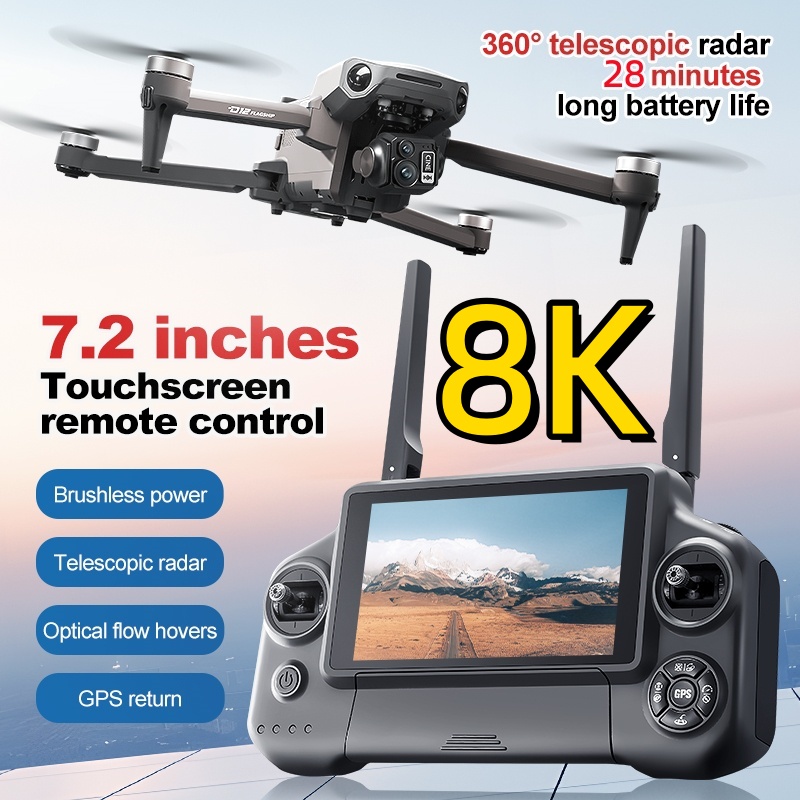 8K 3 Axis Gimbal Brushless 7.2 - Drone Gimbal Case ulasan dan harga