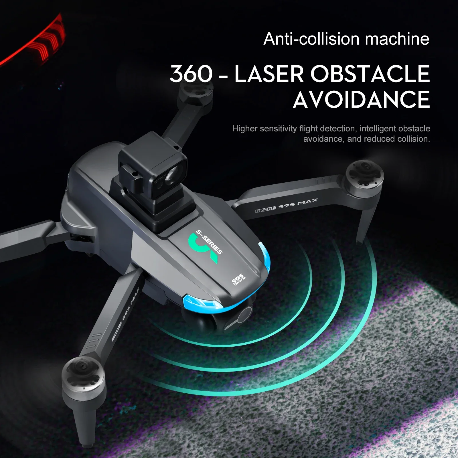 NEW S9S MAX MINI Drone 4K 2-Ax - Drone Gimbal Case ulasan dan harga