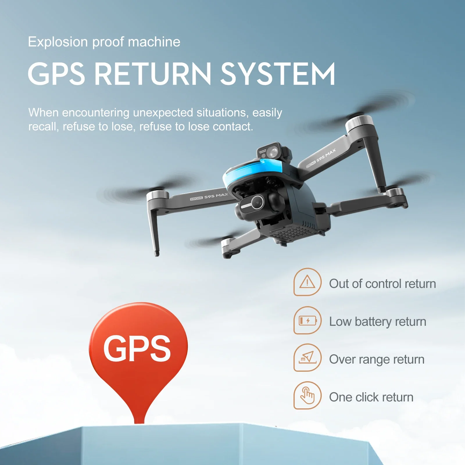 NEW S9S MAX MINI Drone 4K 2-Ax - Drone Gimbal Case ulasan dan harga