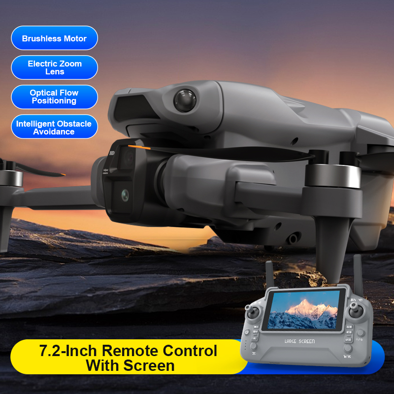 Aerial Photo LF682 Drone 8K HD - Drone Gimbal Mount ulasan dan harga