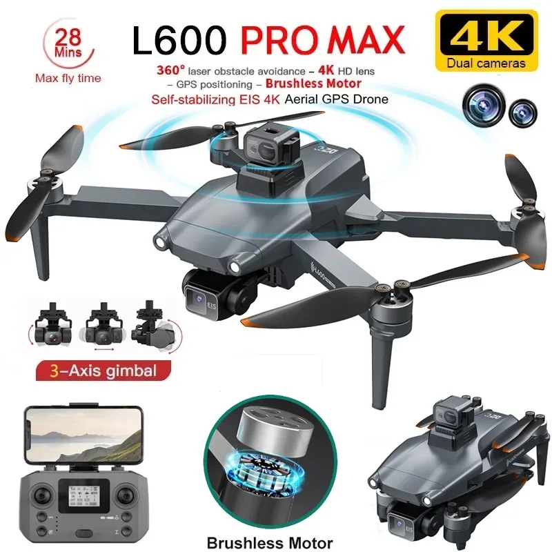 L600 PRO MAX GPS Drone Profess - Drone Gimbal Case ulasan dan harga