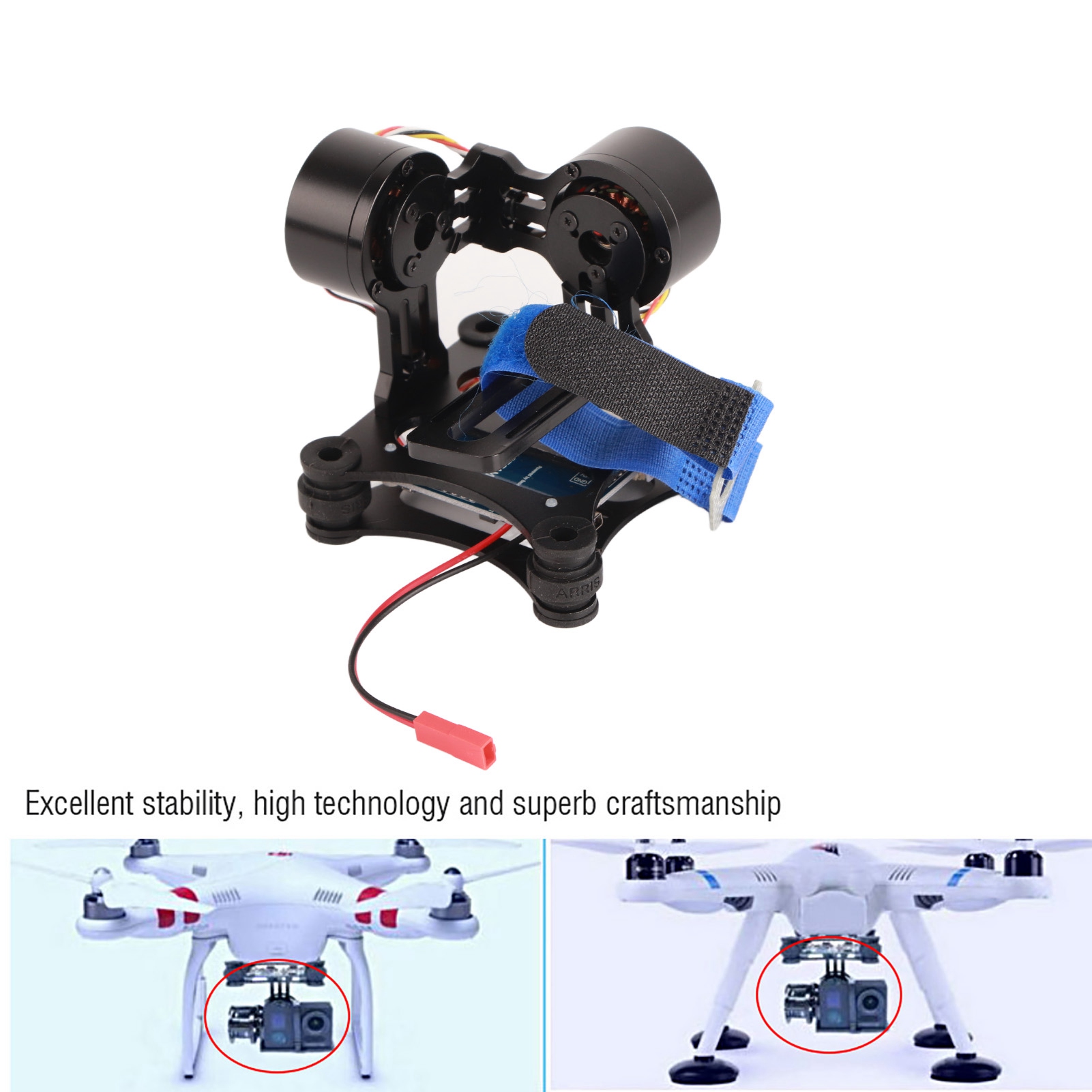 Brushless Camera Gimbal Metal  - Drone Gimbal For Gopro ulasan dan harga